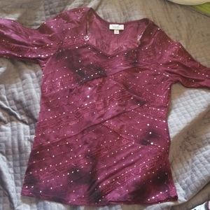 Soft luxury long sleeve blouse